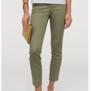 H&M dress pants with side zipper - green